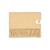 Sheep Wool Scarf - Camel